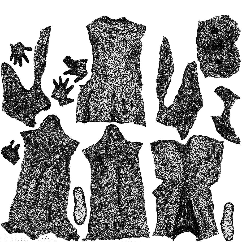 3D human model man business, photogrammetry scanned person for archviz, wireframe top-down view