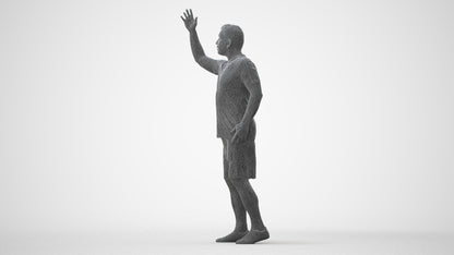 realistic 3D people man sport, render-ready for V-Ray and Corona, FBX OBJ, square thumbnail