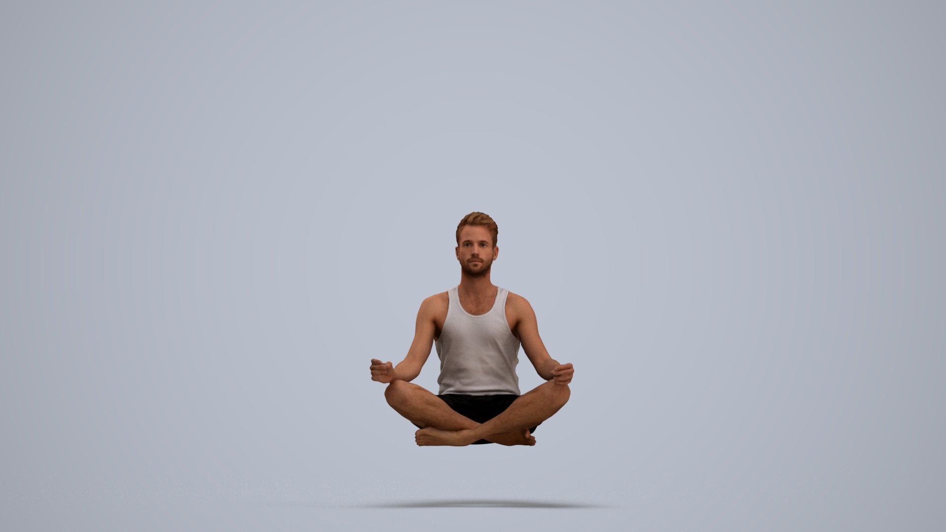 realistic 3D people man sport, render-ready for V-Ray and Corona, FBX OBJ, standing pose render