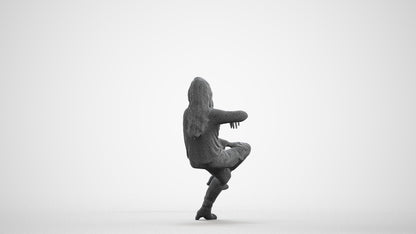 3D human model woman casual sitting, photogrammetry scanned person for archviz, wireframe front view