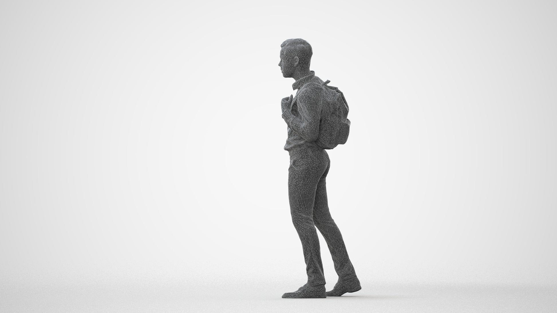 realistic 3D people boy kids, render-ready for V-Ray and Corona, FBX OBJ, square thumbnail