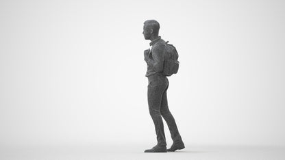 realistic 3D people boy kids, render-ready for V-Ray and Corona, FBX OBJ, square thumbnail