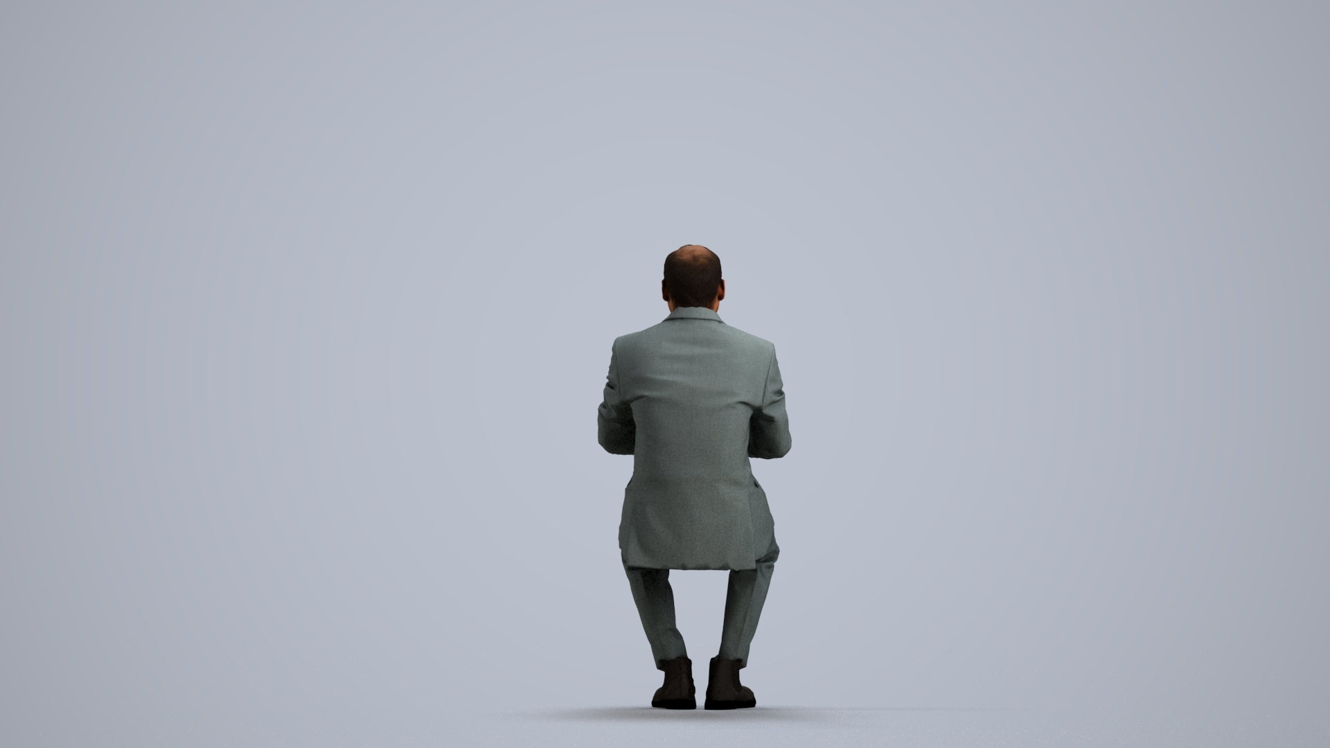 realistic 3D people man business, render-ready for V-Ray and Corona, FBX OBJ, front view render