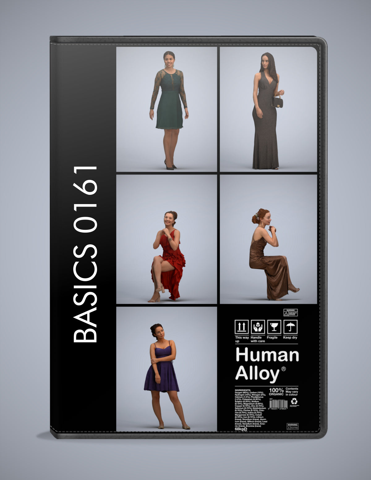 realistic 3D people formalaffairs set, 5 render-ready models for V-Ray and Corona