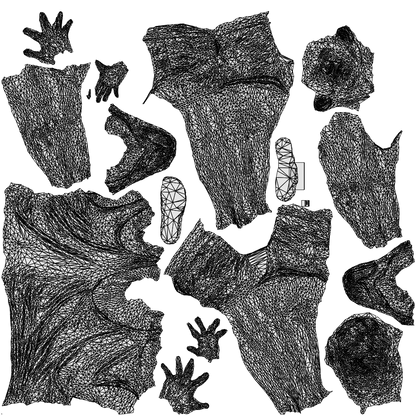 photogrammetry 3D man casual standing, realistic human model archviz FBX, wireframe top-down view