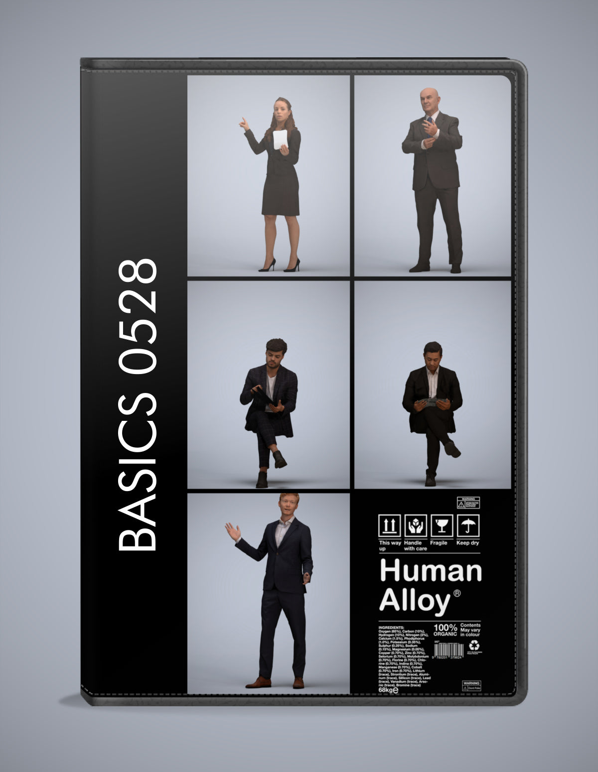 3D human models business bundle, 5 photogrammetry scanned people for archviz