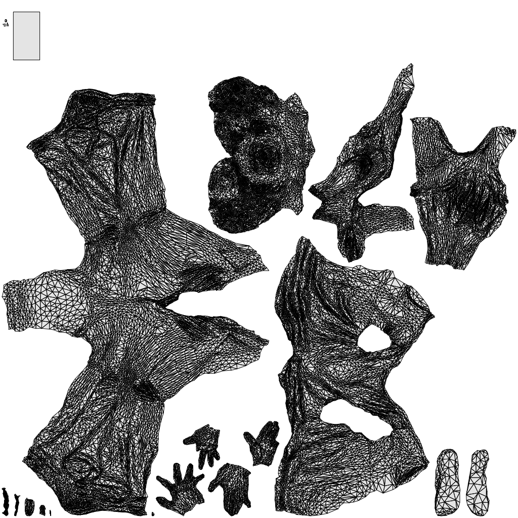 realistic 3D woman casual sitting, scanned archviz people for Blender and 3ds Max, wireframe top-down view