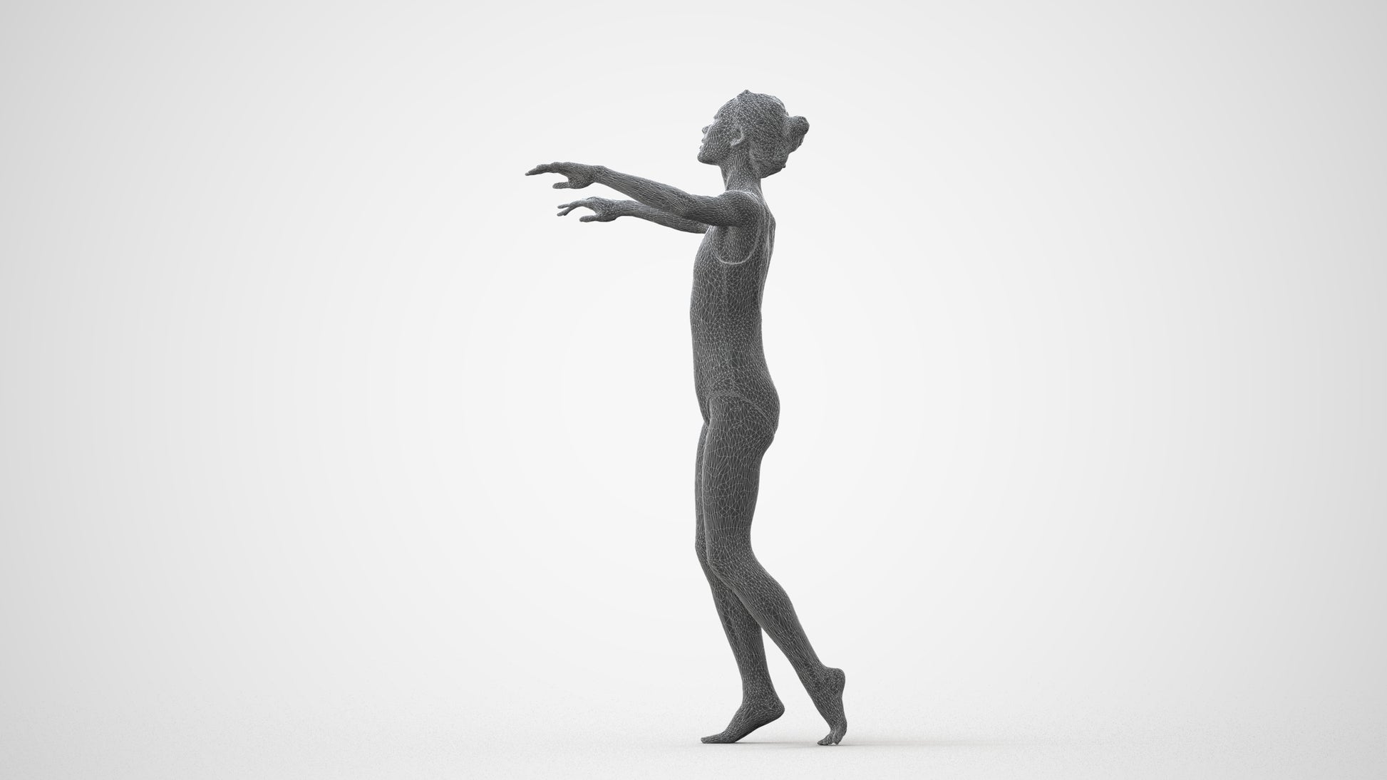 3D scanned woman pool, photorealistic archviz people for Enscape and SketchUp, square thumbnail