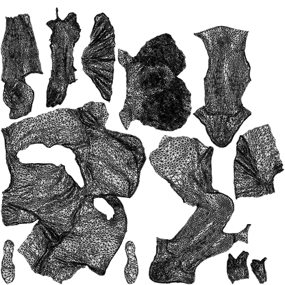 3D human model woman casual sitting, photogrammetry scanned person for archviz, wireframe top-down view