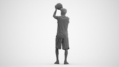 3D people model man sport, scanned human for 3ds Max rendering, wireframe front view
