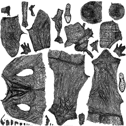 scanned 3D man formal business, photogrammetry people for Enscape and V-Ray, wireframe top-down view
