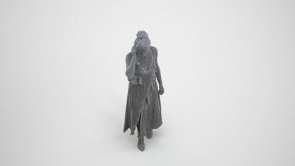 scanned 3D woman formal formalaffairs, photogrammetry people for Enscape and V-Ray, wireframe three-quarter view
