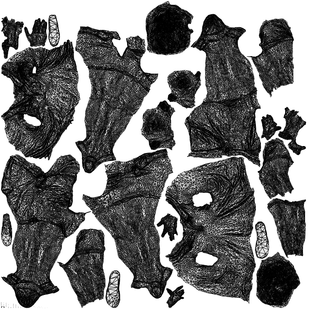 scanned 3D woman casual couple, photogrammetry people for Enscape and V-Ray, wireframe top-down view