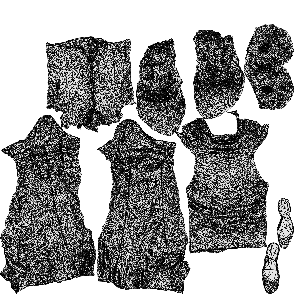 3D people model man business standing, scanned human for 3ds Max rendering, wireframe top-down view