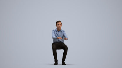 realistic 3D human boy kids, archviz people FBX OBJ for Blender, standing pose render