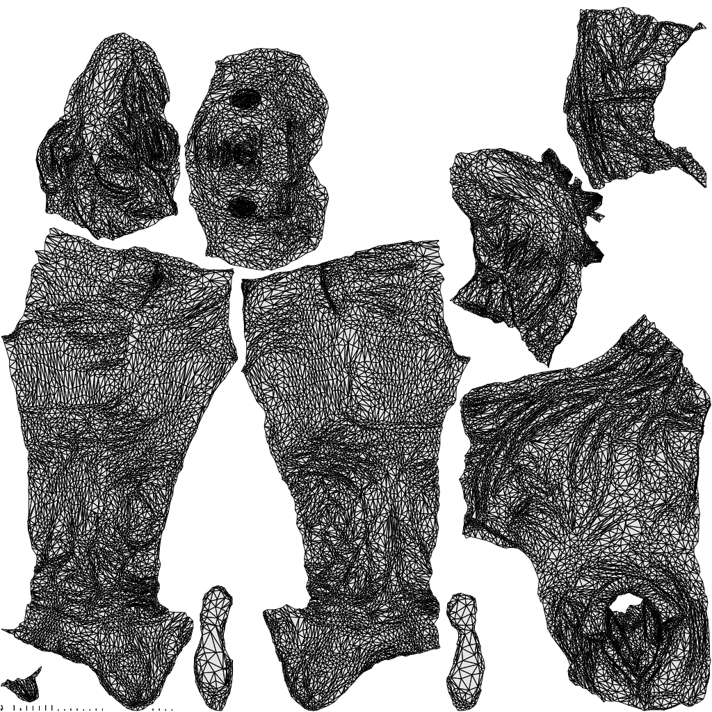 realistic 3D people man business, render-ready for V-Ray and Corona, FBX OBJ, wireframe top-down view