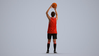 photogrammetry 3D woman sport, realistic human model archviz FBX, front view render