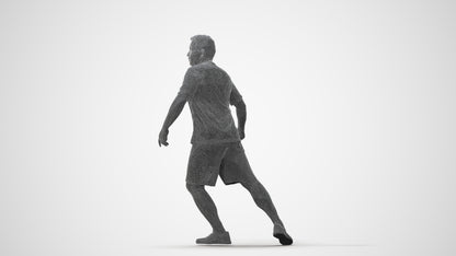 3D people model man sport, scanned human for 3ds Max rendering, square thumbnail