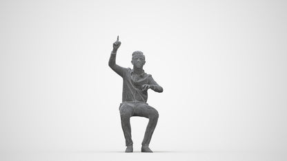 realistic 3D boy kids, scanned archviz people for Blender and 3ds Max, wireframe back view