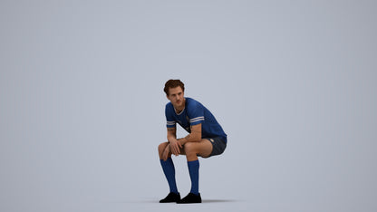 photogrammetry 3D man sport, realistic human model archviz FBX, standing pose render