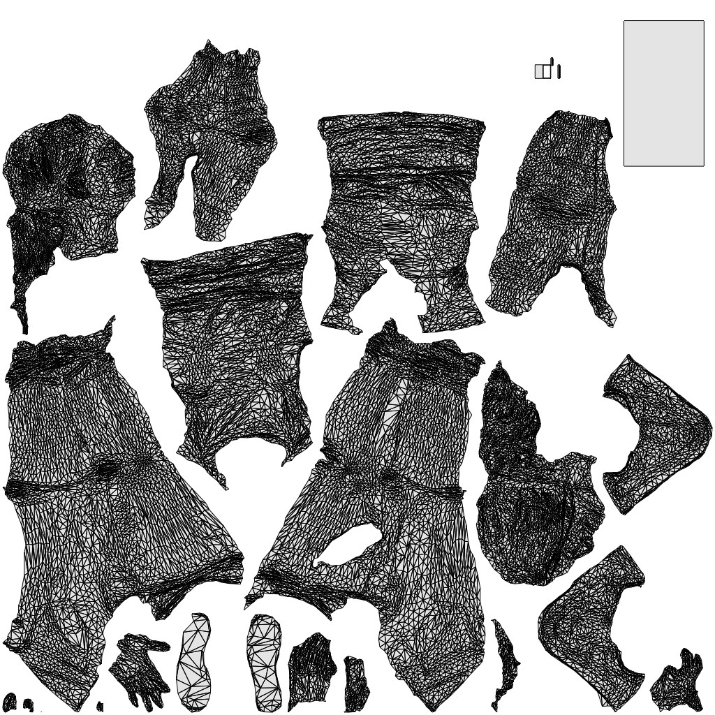 scanned 3D woman casual sitting, photogrammetry people for Enscape and V-Ray, wireframe top-down view