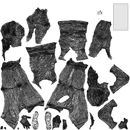 scanned 3D woman casual sitting, photogrammetry people for Enscape and V-Ray, wireframe top-down view