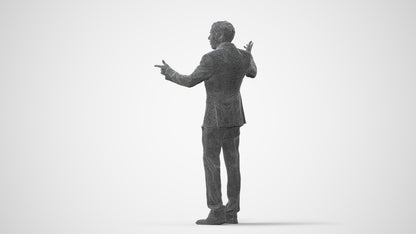 realistic 3D people man business, render-ready for V-Ray and Corona, FBX OBJ, square thumbnail