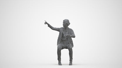 scanned 3D woman business mix, photogrammetry people for Enscape and V-Ray, three-quarter front view render