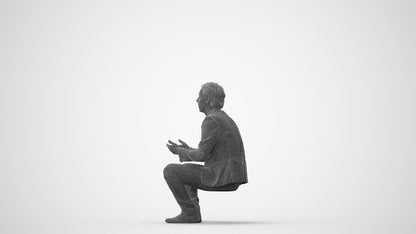 realistic 3D people man business, render-ready for V-Ray and Corona, FBX OBJ, square thumbnail