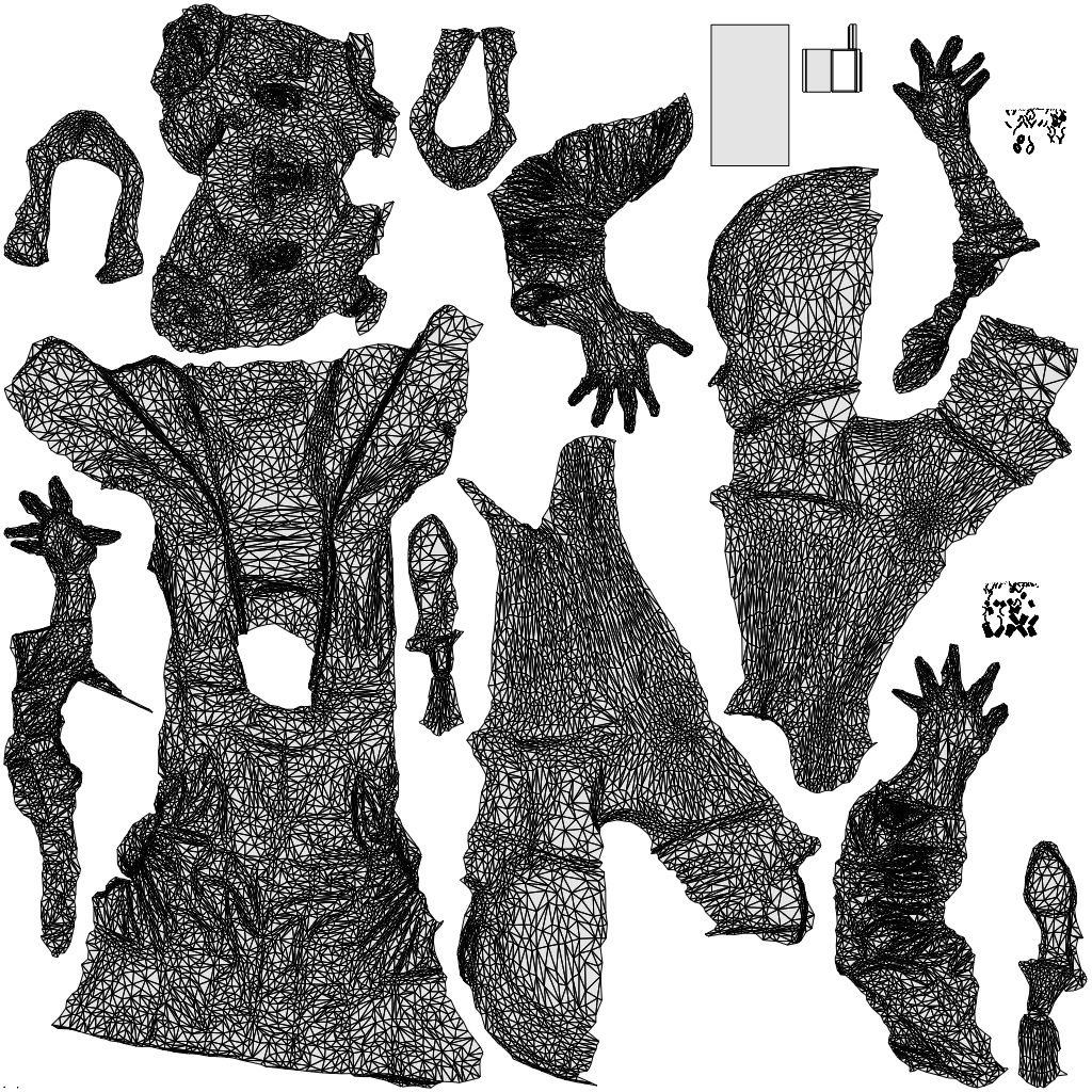 3D human model woman business, photogrammetry scanned person for archviz, wireframe top-down view
