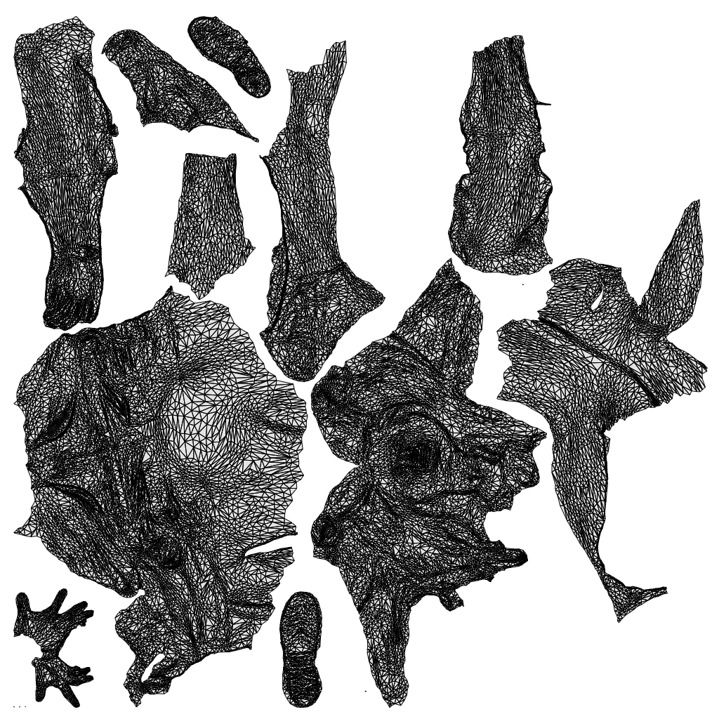 scanned 3D woman casual sitting, photogrammetry people for Enscape and V-Ray, wireframe top-down view