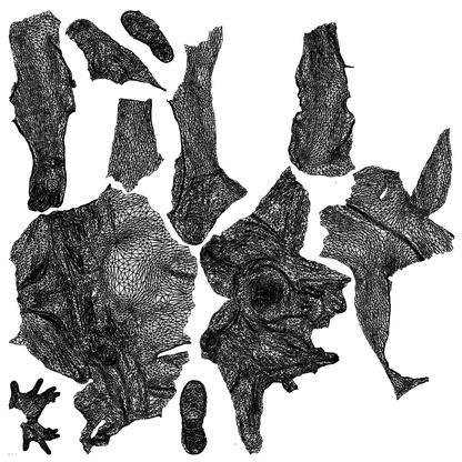 scanned 3D woman casual sitting, photogrammetry people for Enscape and V-Ray, wireframe top-down view