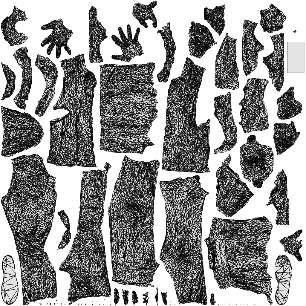photogrammetry 3D man casual standing, realistic human model archviz FBX, wireframe top-down view