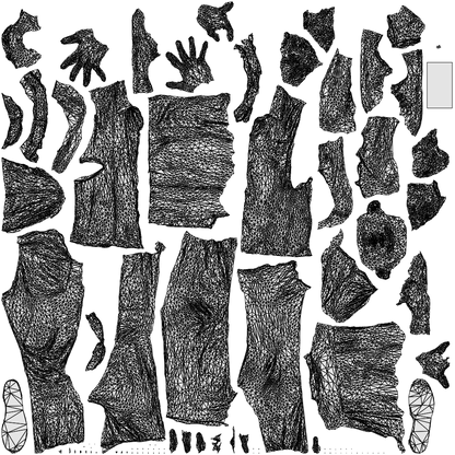 photogrammetry 3D man casual standing, realistic human model archviz FBX, wireframe top-down view