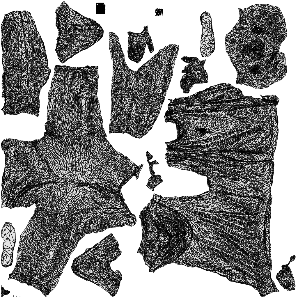 scanned 3D man casual cycling, photogrammetry people for Enscape and V-Ray, wireframe top-down view