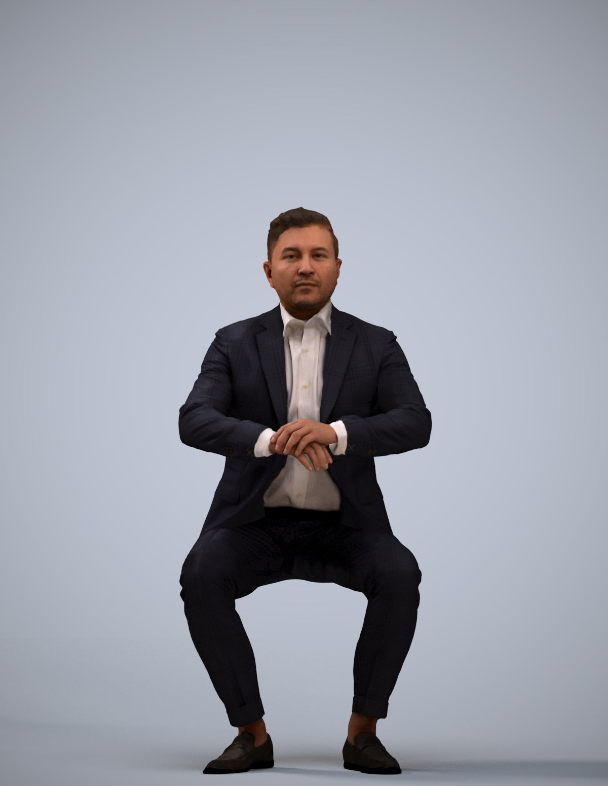 photogrammetry 3D man business, realistic human model archviz FBX