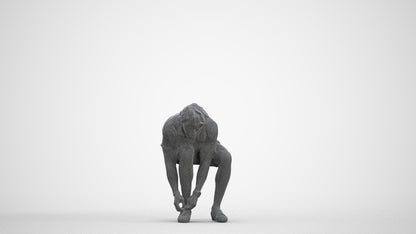 realistic 3D people man sport, render-ready for V-Ray and Corona, FBX OBJ, three-quarter front view render