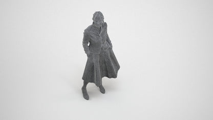 realistic 3D people senior woman business standing, render-ready for V-Ray and Corona, FBX OBJ, wireframe three-quarter view