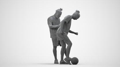 scanned 3D woman sport, photogrammetry people for Enscape and V-Ray, wireframe side view