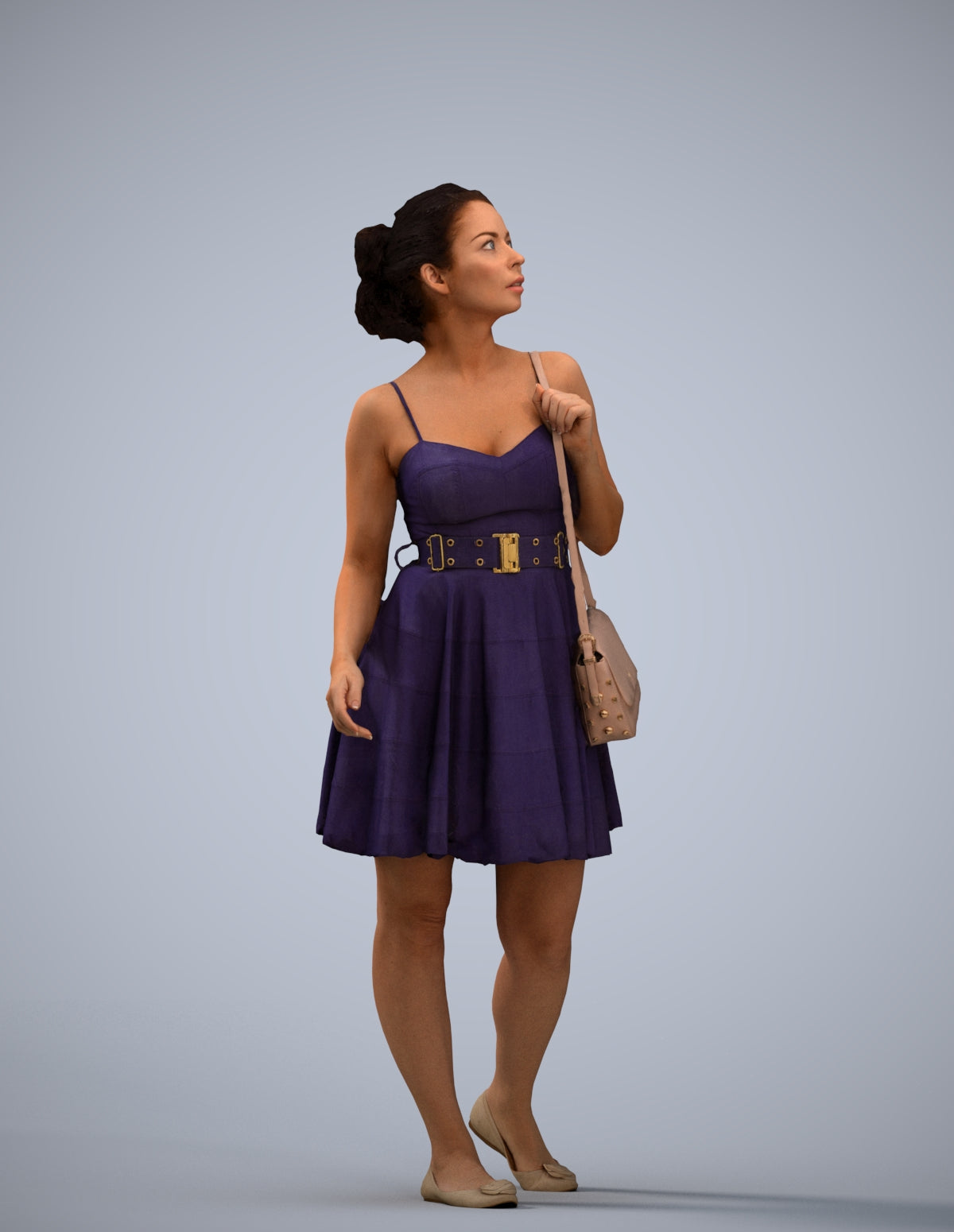 realistic 3D woman formal formalaffairs, scanned archviz people for Blender and 3ds Max