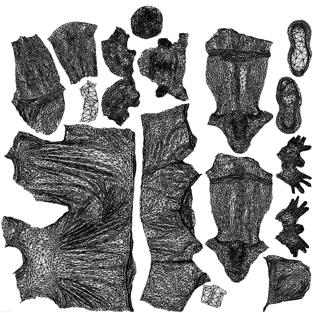 photogrammetry 3D man sport, realistic human model archviz FBX, wireframe top-down view