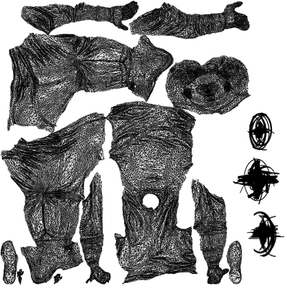 3D human model man casual cycling, photogrammetry scanned person for archviz, wireframe top-down view