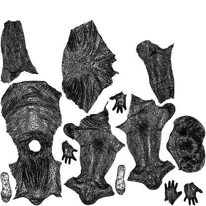 realistic 3D people man sport, render-ready for V-Ray and Corona, FBX OBJ, wireframe top-down view