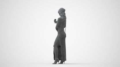 realistic 3D woman formal formalaffairs, scanned archviz people for Blender and 3ds Max, square thumbnail