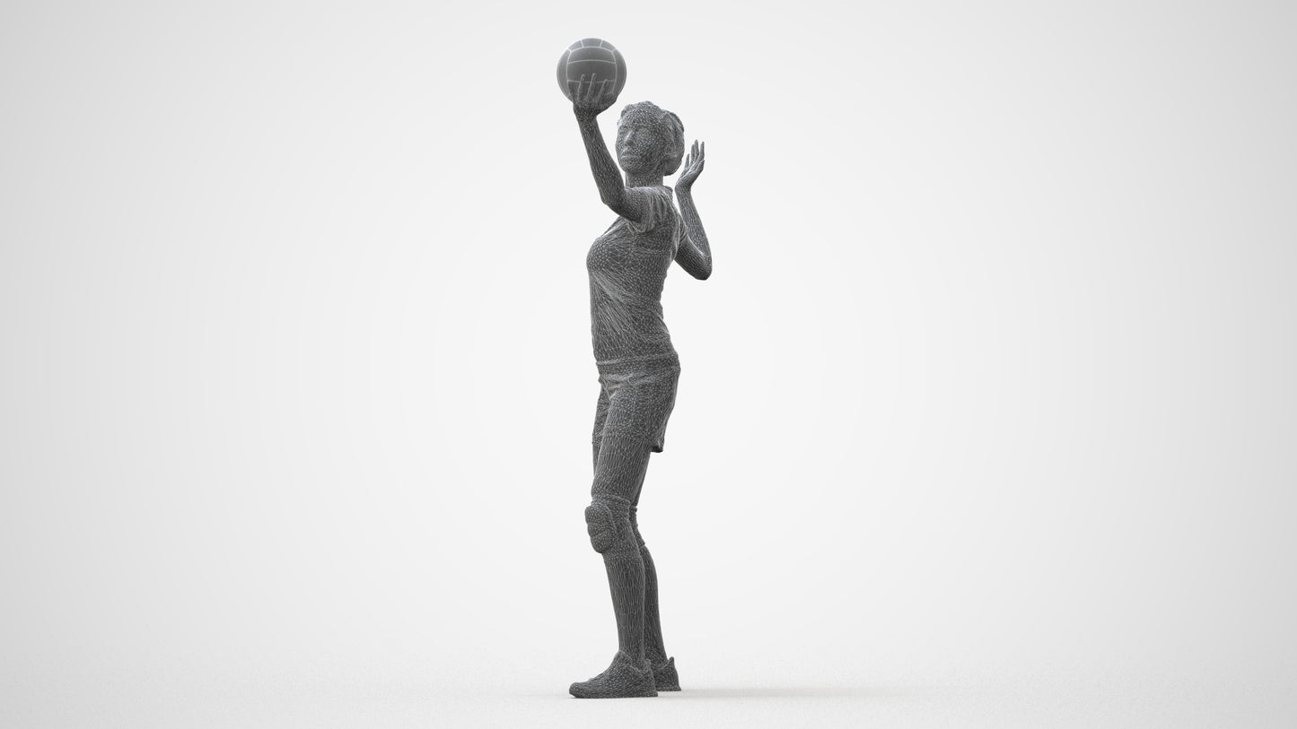 realistic 3D people woman sport, render-ready for V-Ray and Corona, FBX OBJ, square thumbnail