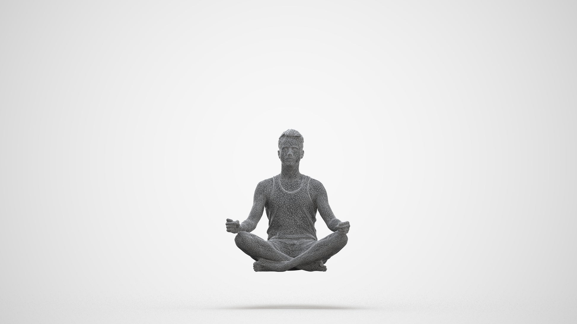 realistic 3D people man sport, render-ready for V-Ray and Corona, FBX OBJ, three-quarter front view render