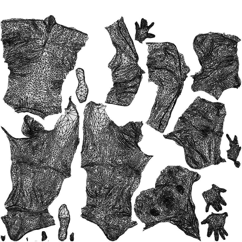 3D human model man business, photogrammetry scanned person for archviz, wireframe top-down view