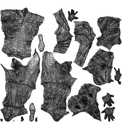 3D human model man business, photogrammetry scanned person for archviz, wireframe top-down view