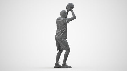 3D people model man sport, scanned human for 3ds Max rendering, wireframe side view