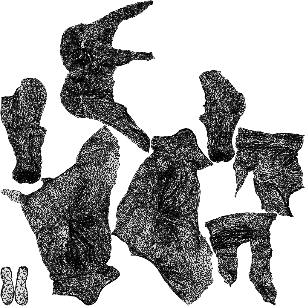 photogrammetry 3D woman casual sitting, realistic human model archviz FBX, wireframe top-down view